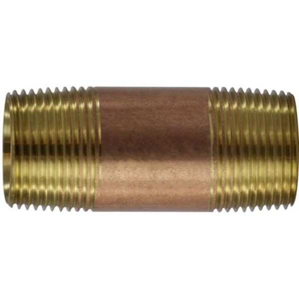 Anderson Metals Anderson Metals 1 in. MIP in. Brass Nipple 6 in. L 38300-1660AH - main